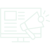 Book marketing and promotion services icon